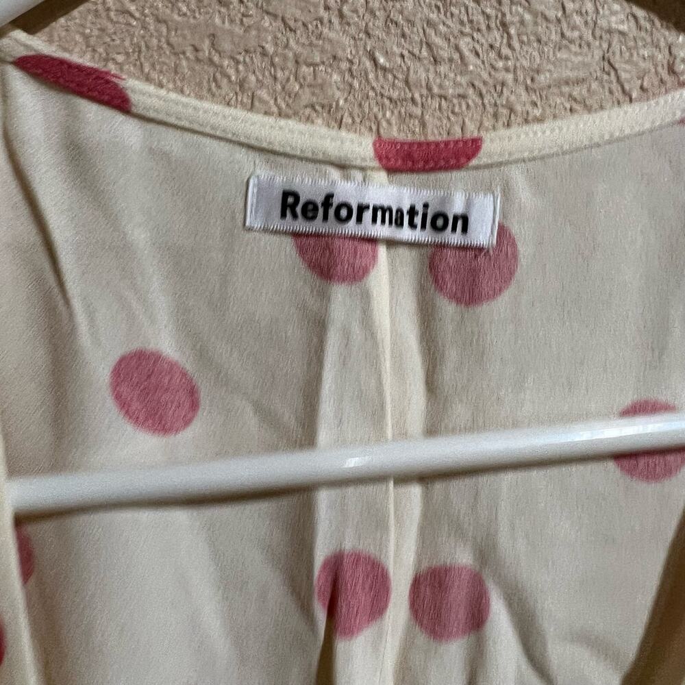 NWT Reformation Olince dress in Andie polka dots - Picture 4 of 6